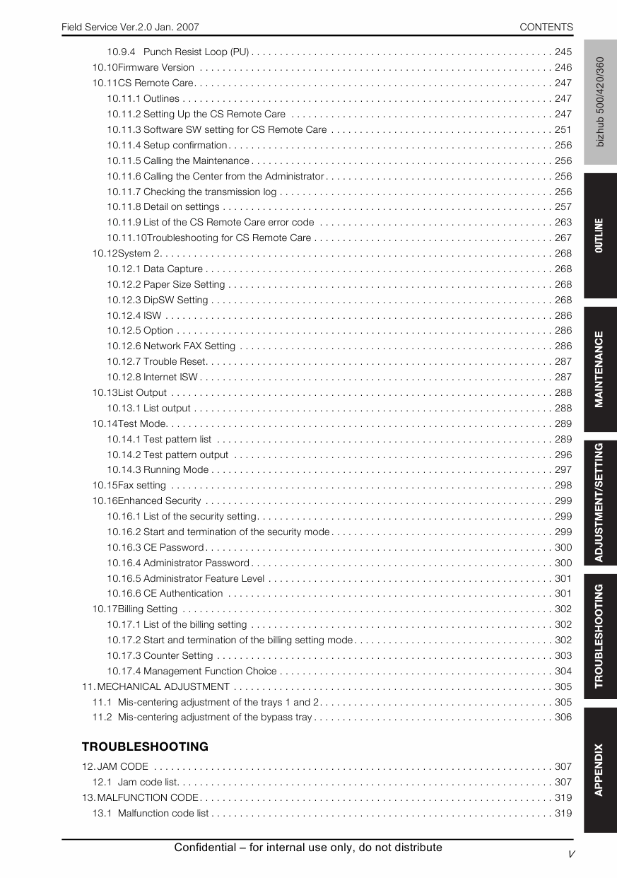 Konica-Minolta bizhub 360 420 500 FIELD-SERVICE Service Manual-2